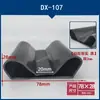 Tira de sellado de goma autoadhesiva EPDM, semicircular hueca tipo D, forma de B grande, esponja de espuma, insonorizada, impermeable, amortiguadora de golpes