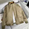 Chaqueta de trabajo corta de corte y costura Cleanfit con cuello alto para hombre, cortavientos de marca de alta gama a prueba de viento, agua y polvo para otoño