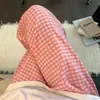 Pijama de Algodón Nube para Mujer, Pantalón Largo, Verano Holgado Estilo Nuevo Pantalones para Caminar, Pantalones de Pijama para Casa de Algodón Nube que se Pueden Usar Afuera