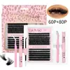 Bestseller transfronterizo 240 racimos Curl D racimo único pestañas postizas 30D60D80D injerto propio kit DIY pestañas segmentadas gruesas