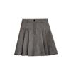 [Especial Otoño e Invierno] Falda Mujer Otoño Nuevo Estilo Coreano Cachemira Suelta Cintura Alta Falda Plisada 73135
