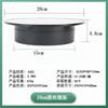 Mini mesa giratoria eléctrica para exhibición de lentejuelas de 15 cm, mesa de tiro en vivo, espejo de 12 cm, plato giratorio dorado y plateado