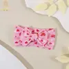 Nuevos Accesorios para el Cabello de Niños Diadema Suave Elástica con Lazo para Bebé Diadema Impresa para Bebés Sin Apretar