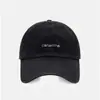 Gorra de Béisbol Bordada con Letras Simples Liangfang, Algodón Lavado, Visera Curva Vintage, Gorra Plana tipo Pico, Sombrero Casual para Exteriores