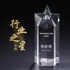Atacado de troféu de cristal medalha de cristal produção dentro da fábrica de gravação criação de troféu de metal