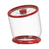Contenedor de Arroz Inclinado para Gabinete, Cubo Inclinable para Almacenamiento de Granos, Caja Transparente Sellada a Prueba de Insectos y Humedad de Grado Alimenticio para Almacenamiento de Arroz y Harina