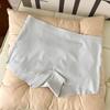 Boxer Pequeno Cor de Pêssego Feminino Sem Costura Roupa Íntima de Segurança Duas em Uma Meninas Algodão Seda Gelada Entrepernas Quatro Cantos Perna Reta Perna Curta Leggings