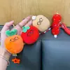 Llavero de Peluche de Comida de Dibujos Animados Colgante Exquisito de Gama Alta para Bolso Regalo Pequeño Decorativo Venta al por Mayor