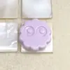 Acrílico Cor Sólida Briquete Biscoito Contas Furo Reto Contas DIY Corrente de Celular Acessórios de Cabelo Pingente Acessórios de Joia Material