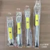 Pinza para Alimentos de Tres Líneas de Acero Inoxidable 304 Pinza para Alimentos Engrosada Pinza para Barbacoa Pinza para Pan Pinza para Bistec Pinza para Alimentos