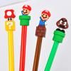 Caneta Esferográfica Neutra do Mario Desenho Animado Papelaria para Estudantes Prêmio Caneta de Carbono Ponta Fina 0.5 Caneta à Base de Água Papelaria Desenho Animado