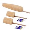 Cepillo Limpiador de Estropajo Pulpa de Estropajo Verde Mango de Madera Cepillo de Baño Toalla de Baño Cepillo para Tazas de Cocina Cepillo para Ollas y Platos