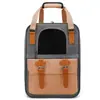 Mochila Portátil para Perro y Gato al Aire Libre Gran Capacidad Plegable Transpirable Bolsa de Viaje para Mascotas Azul Denim Naranja Vitalidad Otro