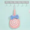 Linda toalla de mano colgante de vellón de coral, absorbente, de secado rápido, sin pelusa, multifuncional para el baño y la cocina del hogar