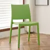 Cadeira de Luxo Leve de Alta Qualidade com Encosto, Cadeira da Moda, Cadeira de Jantar Criativa de Plástico Nórdico, Uso Doméstico Moderno Minimalista, Adequada para Barracas de Comida