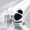 Estojo Compacto de Pó para Moldagem por Injeção Triangular Estojo Vazio Personalização Fabricante Cor Maquiagem Cosméticos Embalagem HY-1285