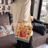 Venta al por mayor, nueva bolsa de fieltro de gran capacidad, sencilla y combinable, con patrón personalizable, impresión a color, para publicidad, bolso de hombro de fieltro