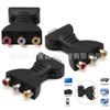 Aplicable a adaptador de audio HDMI A AV Adaptador HDMI a RCA hdmi A 3rcs