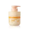 Em estoque frasco quadrado de 300ml para loção, frasco de pressão de PE para limpador facial, desinfetante para as mãos, gel de banho, frasco transparente com dosador atacado