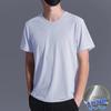 Venta al por mayor de fábrica malla de seda de hielo secado rápido manga corta verano manga corta para hombre holgada talla grande delgada camiseta transpirable casual transporte