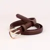 Cinturón de Piel Genuina para Mujer, Accesorio Decorativo Versátil de Alta Gama para Jeans, Cinturón de Moda para Mujer 2026