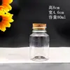 Crianças DIY Garrafa Estrela de Desejos de Plástico Garrafa de Vidro Colorida Materiais Artesanais Mini Transparente Decorativa Vazia