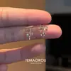 Pendientes de Borla con Lluvia de Purpurina Fina GalaxyGold para Mujer, Estilo Minimalista, Pendientes Impresionantes con un Toque de Lujo