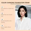 Base Cremosa Zephoco Cor que Muda Corretivo Dura Muito, É Refrescante, Leve e Não Grudenta, Criando um Look de Maquiagem Natural e Hidratante