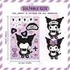 8 Nuevas Pegatinas para Collage con Lindos Personajes de Dibujos Animados Como Gatitos, Perritos Amarillos, Ranas y Personajes de Sanrio, Pegatinas Impermeables Creativas para DIY