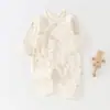 Mameluco de mariposa antibacteriano ultrablando de 10A para bebé, mameluco de algodón puro para recién nacido, traje de una pieza para gatear para recién nacido de todas las estaciones, clase A
