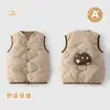 Colete de Bebê Outono e Inverno Colete Térmico de Bebê Colete Externo Infantil Colete para Meninos e Meninas Novo Colete de Primavera e Outono Casaco de Algodão