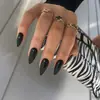 Uñas postizas personalizadas, 30 piezas, forma de almendra, con diseño de pipa de agua, impresas con una técnica especial, fabricadas por una fábrica de renombre