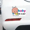 Comércio exterior atacadista adesivos de carro de aviso para bebê no carro adesivos de carro de personalidade chamativos refletivos P40