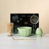 Juego de Té de Pétalos de Matcha Estilo Japonés, Batidor de Matcha de 100 Púas, Soporte para Batidor de Matcha, Tazón de Té, Batidor de Bambú para Matcha
