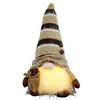 Boneca Faceless Luminous de Café Transfronteiriça Bolsa de Café de Tricô Fofa com Decoração de Goblin Rudolph Móveis