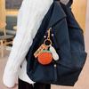 Llavero con colgante de peluche tejido a mano creativo con forma de cosas buenas, bonito bolso para niñas, pequeño colgante al por mayor