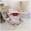 Natasha 14cm Boneca Pequena Preta Roupas Celebridade da Internet Item Quente Roupas para Boneca Alívio de Estresse Conjunto de Roupa Natasha com Xale