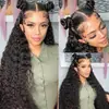 Peruca Frontal com Renda Nova 2024 Conjunto de Perucas de Renda para Mulheres Africanas Cabelo Longo Cacheado em Rolos Pequenos Feitos à Mão Rolo Latino-Americano
