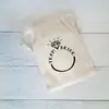 Bolsa de Linho com Cordão para Casamento Internacional Grupo de Madrinhas Equipe da Noiva/Equipe "I Do" Bolsa de Presente com Cordão para Festa