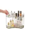 Caja de Almacenamiento de Cosméticos de Esquina, Tocador de Lujo Ligero, Labiales y Productos para el Cuidado de la Piel, Estante de Almacenamiento Triangular para Baño y Tocador