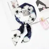 Bolsa de alça decorativa versátil estilo coreano para primavera e verão lenço de seda fita estreita fina cinto de fita lenço de fita para mulheres