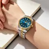 Suministro Exclusivo de Fabricante Transfronterizo Reloj de Cuarzo Luminoso Resistente al Agua con Pedrería Reloj de Pulsera con Calendario para Mujer Reloj de Negocios de Moda