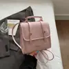 Moda Transfronteriza Bolsos de Mujer 2026 Nueva Moda Mochilas Retro Bolsos de Mano de Alta Gama Mochilas Pequeñas Casuales Multiusos