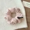 Elástico de Cabelo de Tricô Fashion Estilo Coreano 2025 Novo Modelo Elástico para Rabo de Cavalo Acessório de Cabelo de Alta Qualidade Corda de Cabelo Elegante Elástico de Cabelo
