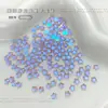 Nuevos y Modernos Rhinestones de Mono Estrella de Colores Brillantes Estrella de Cinco Puntas de Fondo Plano Decoraciones de Arte de Uñas de Vidrio K9 Venta al Por Mayor