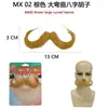 Adereços de Barba Postiça de Halloween Bigode Barba em Forma de Oito Barba do Queixo Barba Autoadesiva