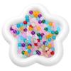 8mm 10mm imitação de vidro contas de jade monocromático colorido esmalte contas pulseira colar DIY frisado soltas contas material atacado