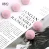 DIY Coreano-estilo bonito lã feltro cor sólida bola de cabelo artesanal bola 2cm acessórios para cabelo brincos brincos roupas sapatos e chapéus