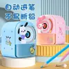 Sacapuntas de perro de orejas grandes operado a mano sacapuntas de dibujos animados lindo para estudiante de primaria sacapuntas de lápiz automático
