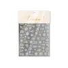 Tomoni Pegatinas Finas Resistentes para Manicura Invierno Ins Niños Pegatinas para Uñas Niños Joyería Exquisita Copo de Nieve Estrella Material de Pegatina